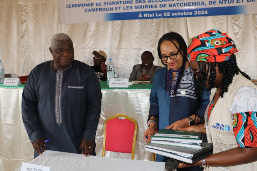 Autonomisation au Cameroun : ONU Femmes signe un contrat avec trois communes du Mbam-et-Kim