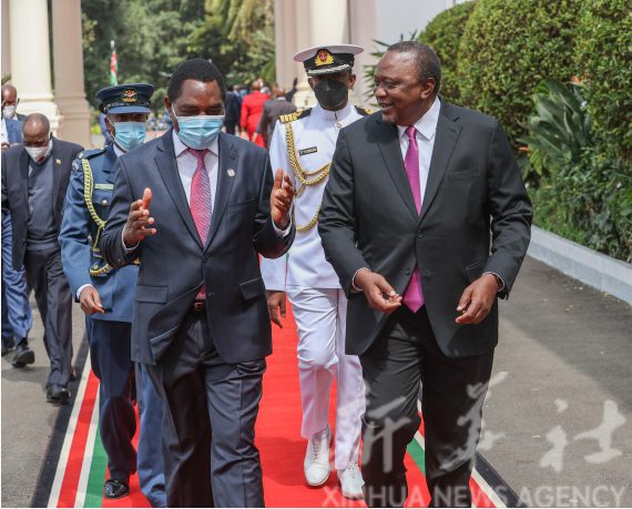 Uhuru Kenyatta et Hakainde Hichilema décident de supprimer les obstacles au commerce entre le Kenya et la Zambie