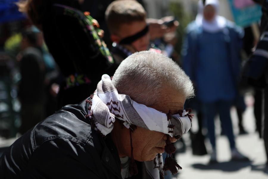 Cisjordanie : protestation à l’occasion de la Journée du prisonnier palestinien