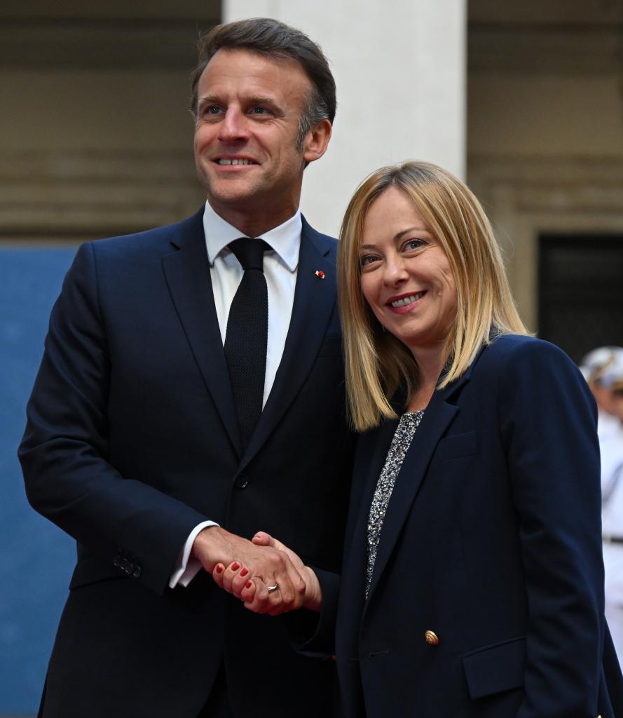 La Première ministre italienne et le président français s’entretiennent à Rome