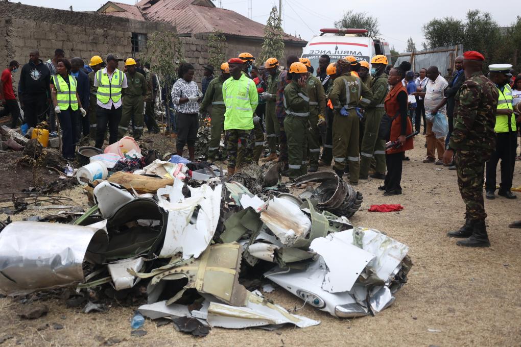 Un avion léger avec 4 personnes à bord s’écrase dans la capitale kenyane