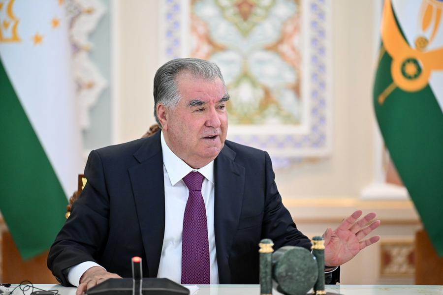 (SCO Tianjin Summit) Interview: SCO a successful, influential multilateral platform, says Tajik president Rahmon