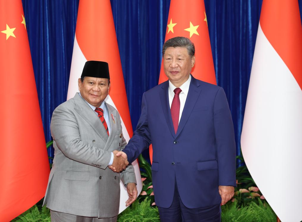 Xi meets Indonesian president