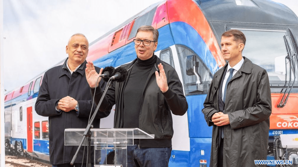 Inauguration d’une section serbe de la ligne ferroviaire Budapest-Belgrade