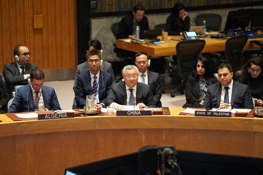 ONU : la Chine appelle à un cessez-le-feu durable à Gaza