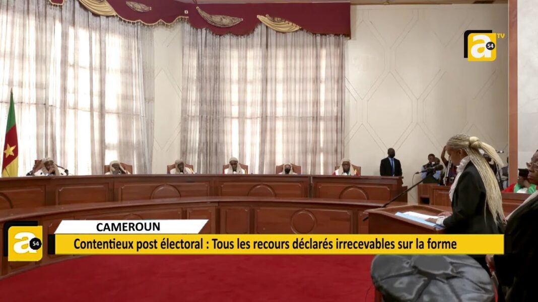 #Cameroun | Tous les recours déclarés irrecevables sur la forme pour le Conseil Constitutionnel