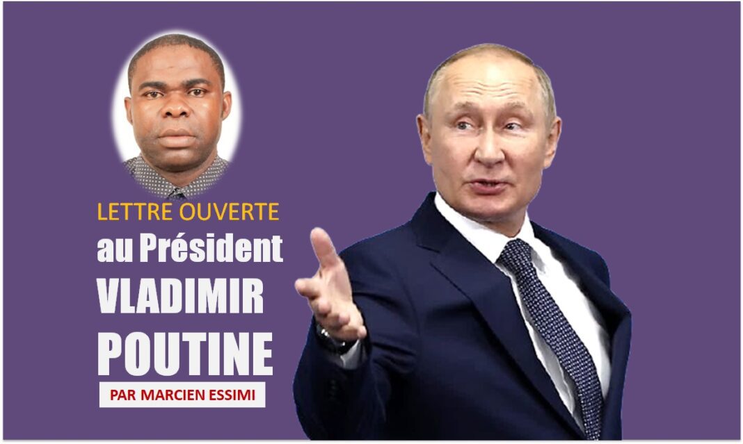 Lettre ouverte : un journaliste camerounais écrit au président russe Vladimir Poutine