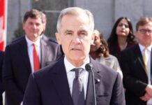 Le Premier ministre canadien Mark Carney