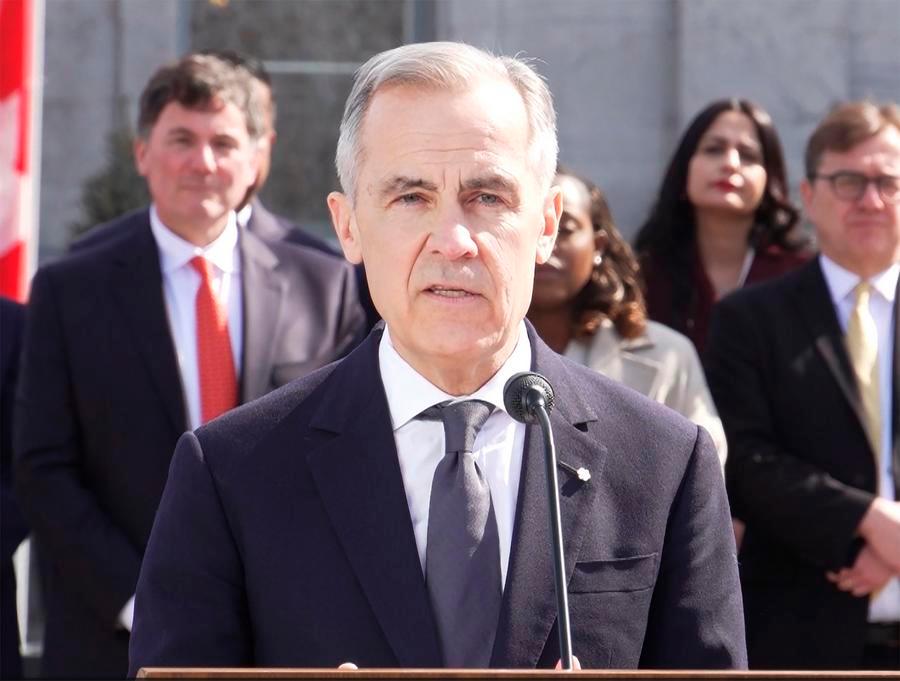 Le Premier ministre canadien Mark Carney