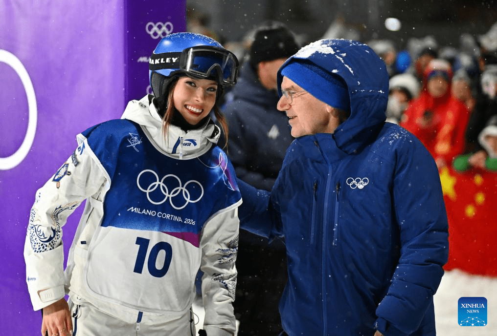 China’s Gu takes big air silver at Milan-Cortina after long absence