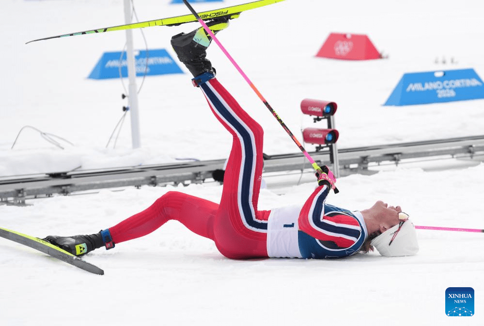 Day 15 Roundup: Klaebo wins historic sixth gold, China claims aerials bronze on penultimate day of Milan-Cortina Games