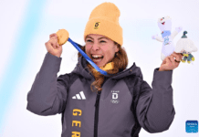 Feature: Maier turns Beijing tears to golden joy at 2026 Winter Olympics