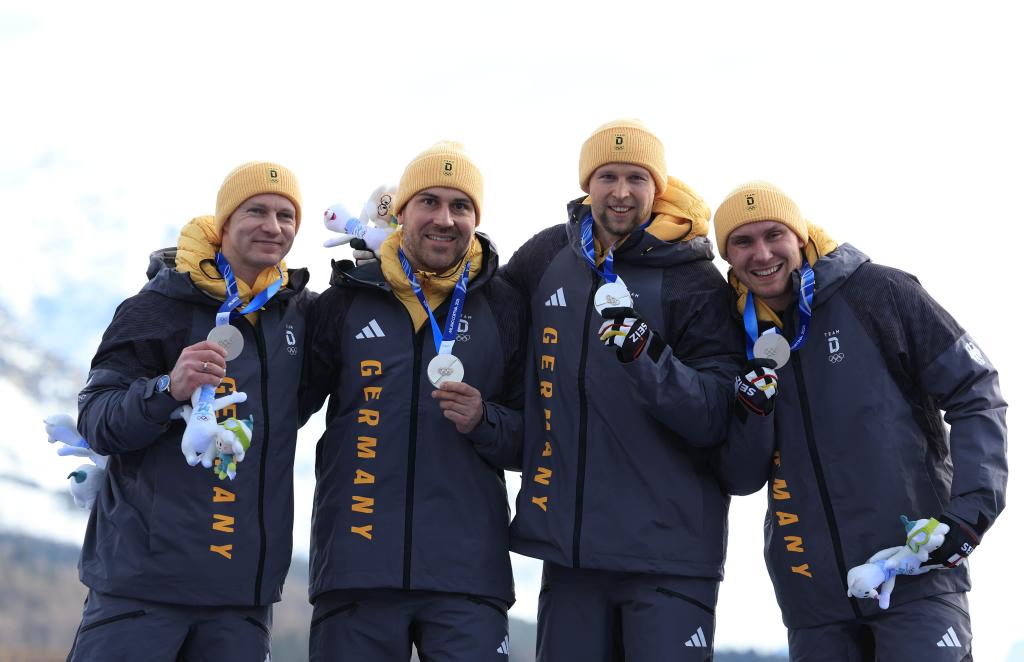 L’Allemagne décroche l’or en bobsleigh à quatre, Margis entre dans l’histoire aux JO de Milan-Cortina