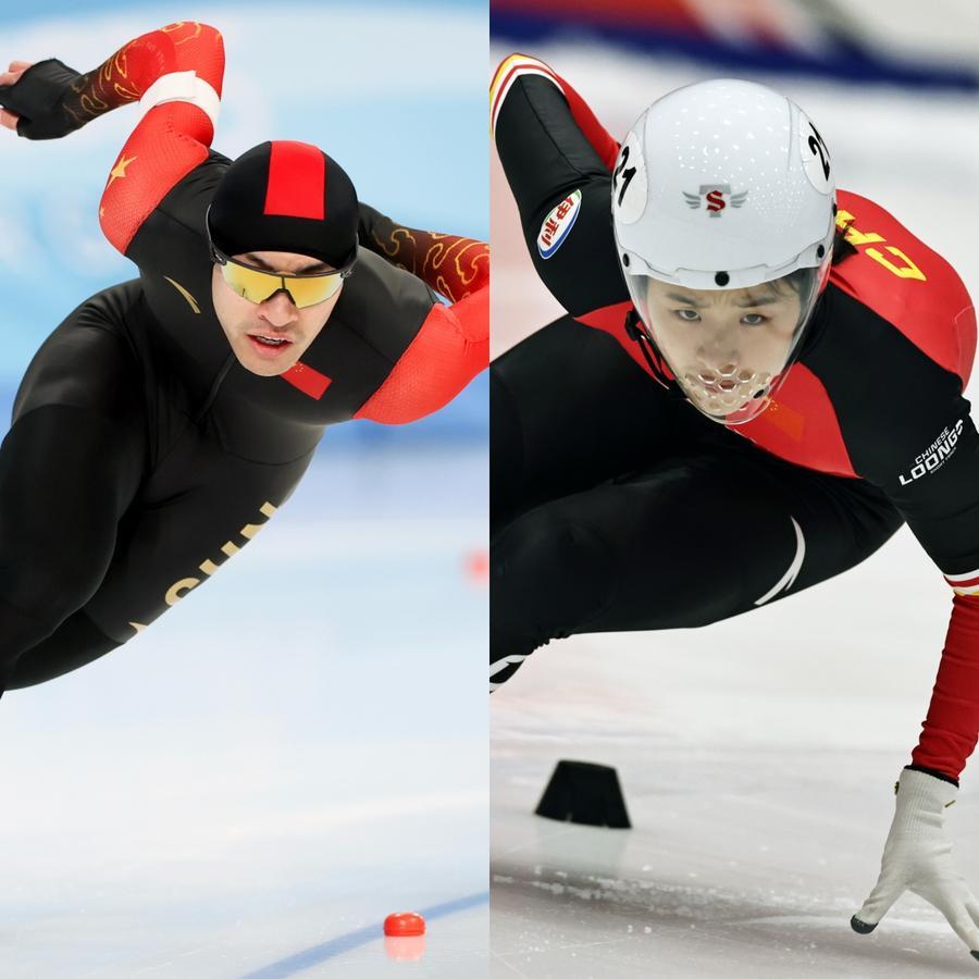 Speed skaters Ning, Zhang named as China’s flagbearers for Milan-Cortina Winter Olympics opening ceremony