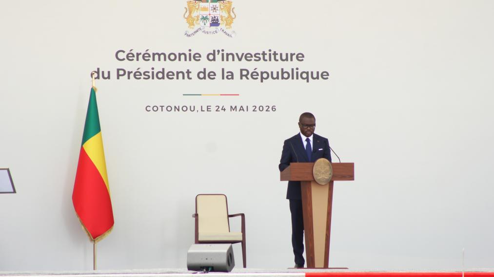 Bénin : le nouveau président Romuald Wadagni prête serment