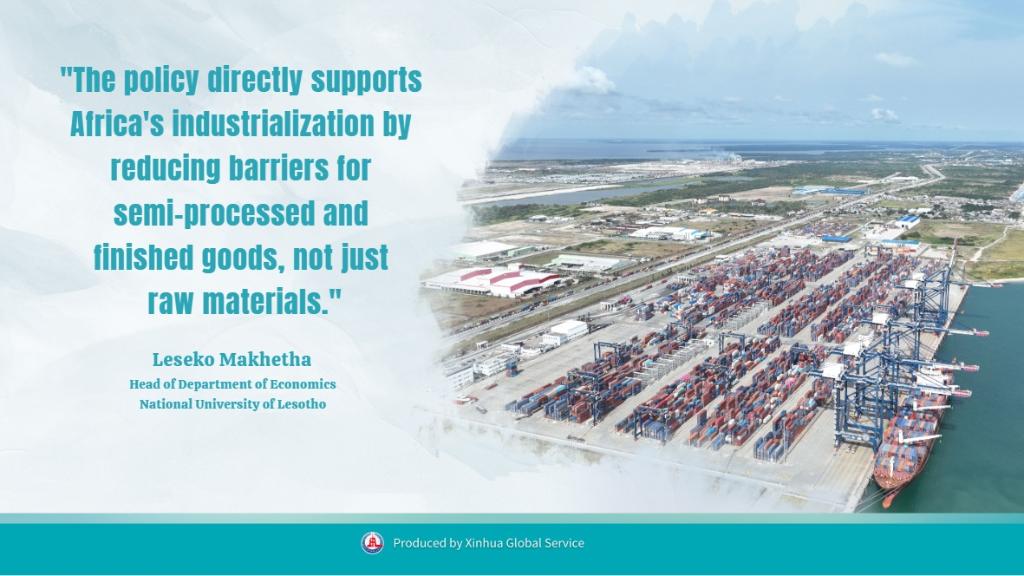 Poster | China’s zero-tariff treatment to boost Africa’s industrialization, modernization