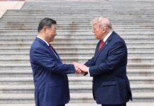 Xi holds welcome ceremony for Trump