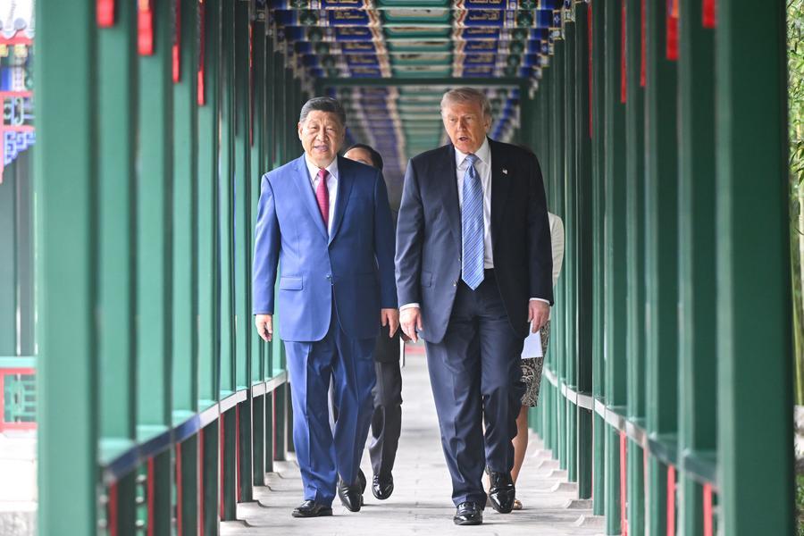Xinhua Headlines: Xi-Trump meeting charts course for constructive strategic stability in China-U.S. ties