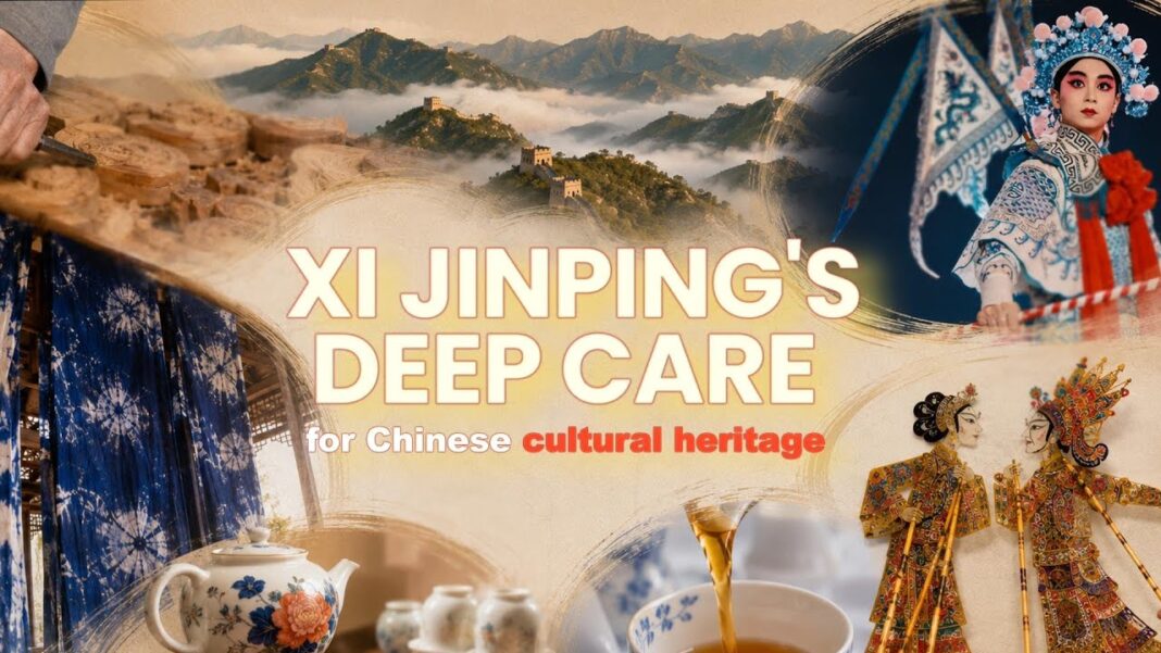 Xi Jinping’s deep care for Chinese cultural heritage